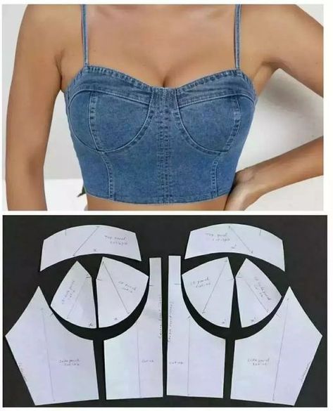 Cupped Corset, Diy Clothes Patterns, Clothing Pattern Design, Sewing Clothes Women, Sewing Tutorials Clothes, Fashion Design Patterns, Diy Clothes Design, Fashion Sewing Tutorials, Couture Sewing Techniques