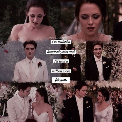 ~I have loved you for a thousand years~ ~And I'll love you for a thousand more~ A Thousand Years Twilight, Thousand Years Twilight, Breaking Dawn Movie, Twilight Facts, White Demon, Twilight Quotes, New Moon Eclipse, Robert Pattinson Twilight, Twilight Funny