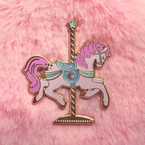 Carousel Tattoo, Instagram Carousel, Tattoos Skull, Victorian Dollhouse, Carousel Horse, Modern Dollhouse, Disney Addict, Carousel Horses, Moon And Stars