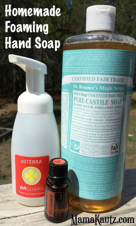 Diy Foaming Hand Soap Recipes, Homemade Foaming Hand Soap, Foaming Hand Soap Recipe, Essential Oil Hand Soap, Hand Soap Recipe, Diy Foaming Hand Soap, Health Coconut Oil, Foaming Hand Wash, Doterra Essential Oils Recipes