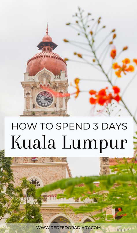 Are you exploring the Malaysian capital and don't know what to include in your Kuala Lumpur itinerary? Here are the perfect things to do in KL in 3 days | Malaysia travel | Kuala Lumpur travel | Kuala Lumpur Malaysia | things to do in Kuala Lumpur | Kuala Lumpur things to do | best things to do in Kuala Lumpur | Kuala Lumpur itinerary 3 days | where to go in Malaysia | Kuala Lumpur city | free things to do in Kuala Lumpur | day trips from Kuala Lumpur What To Wear In Kuala Lumpur, Malaysia Kuala Lumpur Aesthetic, Kuala Lumpur Itinerary, Girls Traveling, Malaysia Itinerary, Travel 2025, Traveling Asia, Kuala Lampur, Kuala Lumpur Travel