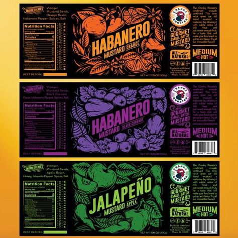 Hot Sauce Packaging, Beer Packaging Design, Product Label Design, Beer Label Design, Packaging Label Design, Label Art, Beer Packaging, Beer Design, Graphic Design Packaging