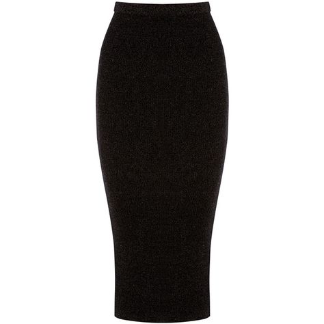 Warehouse Ribbed Sparkle Tube Skirt ($63) ❤ liked on Polyvore featuring skirts, bottoms, black, black tube skirt, tube skirt, bodycon skirt, calf length skirts and mid calf black skirt Black Tube Skirt, Sparkle Skirts, Black Bodycon Skirt, Working Girl Style, Sparkly Skirt, Skirt Bodycon, Elastic Waistband Skirt, Skirt Knit, Mid Calf Skirt