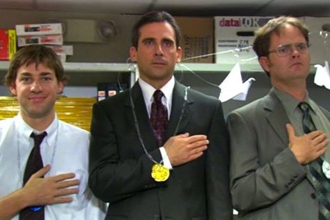 The Office. Season 2: Episode 3 "Office Olympics" Office Olympics, Work Games, The Office Characters, The Office Show, Healthy Workplace, Reunion Games, Office Tv Show, Team Activities, Office Tv