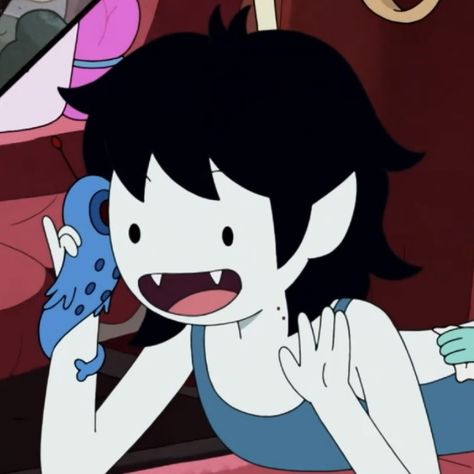 Marceline Icon, Fionna And Cake, Adventure Time, Fish, Cake, Hair, Blue, Black