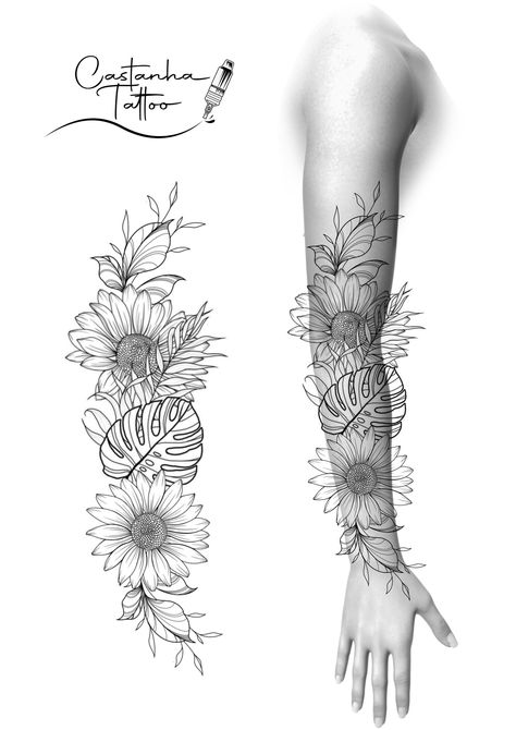 Arm Tattoo Template Sleeve, Ankle Band Tattoo, Love Symbol Tattoos, Wrist Tattoo Ideas, Wrist Tattoo Designs, Japanese Flower Tattoo, Half Sleeve Tattoos Drawings, Beautiful Flower Tattoos, Tattoo Templates