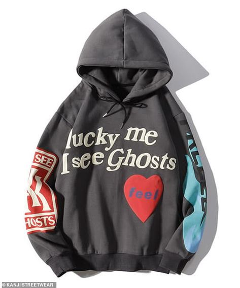 Lucky Me I See Ghosts, I See Ghosts, Punk Hoodie, Stranger Things Hoodie, Lucky Me, Velvet Sweatshirt, Drop Shoulder Hoodie, Cute Leggings, Y2k Hoodie