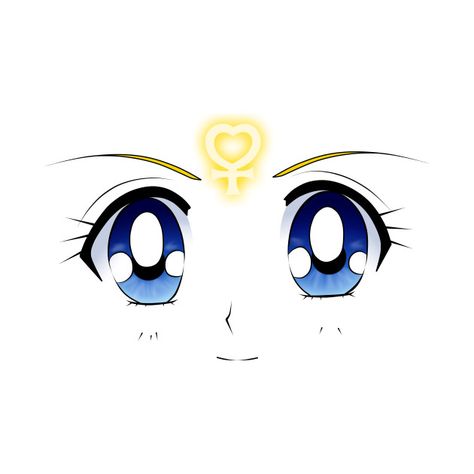 Check out this awesome 'Sailor+Venus+face' design on @TeePublic! Sailor Moon Eyes, Sailor Moon Tattoo, Moon Kingdom, Manga Eyes, Minako Aino, Sailor Moon Cosplay, Sailor Pluto, Sailor Uranus, Sailor Moon Wallpaper