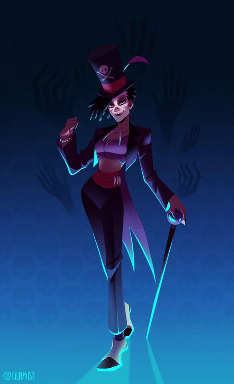 Female Dr Facilier, Dr Falicier Costume, Dr Facilier Inspired Outfit, Dr Falicier, Dr Facilier Costume Female, Voodoo Design, Villains Costumes, Disney Villain Costumes, Gender Bent Disney