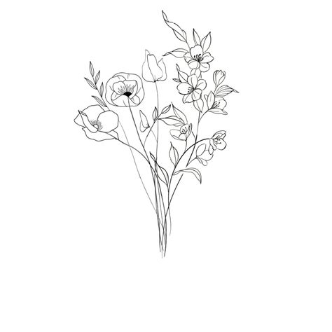 Poppies And Gladiolus Tattoo, Gladiolus Poppy Flower Tattoo, Poppy And Gladiolus Tattoo Design, August Birth Flower Tattoo Gladiolus, August Birth Flower Tattoo Gladioli And Poppy, Poppies Tattoo Design, Gladiolus Line Drawing, Poppy Gladiolus Tattoo, Poppy And Gladiolus Flower Tattoo