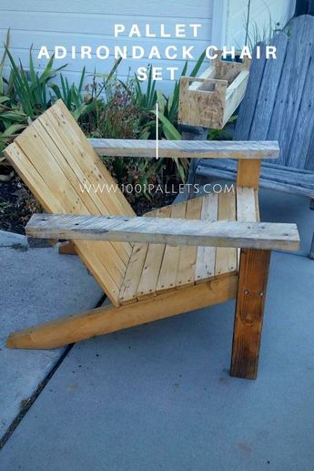 Pallet Furniture Plans, Pallets Diy, Pallet Chair, Pallet Bench, Pallet Decor, Outdoor Furniture Plans, Pallet Outdoor, Pallets Garden, Pallet Crafts