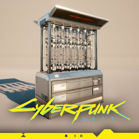 Cyberpunk Assets, Cyberpunk Props, Photo Booth Design, Cyberpunk Aesthetic, Cyberpunk 2077, Futuristic Technology, Prop Design, Booth Design, 3d Design