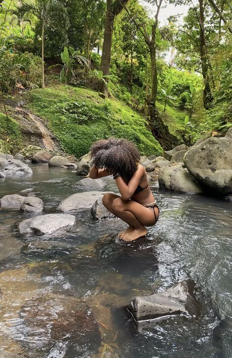 Deeper Well Aesthetic, Nature Black Women, Enjoying Life Aesthetic, Maya Core, Peace Lifestyle, Carefree Aesthetic, Earth Girl, Girl Vibe, Journal 3