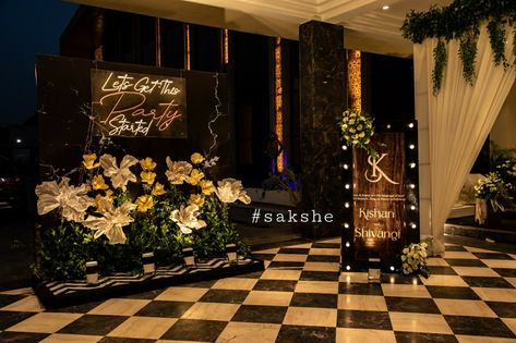 Photobooth Sangeet Decor Sangeet Photobooth, Sangeet Decor, Classic Beauty, Jaipur, Photo Booth, Black Floral, Wedding Planner, Twist, Floral