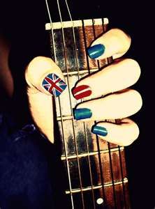 British Nails @Savannah Wyllie British Flag Nails, Union Jack Nails, Kay Core, Flag Nails, British Invasion, Artificial Nails, Union Jack, Mani Pedi, Glue On Nails