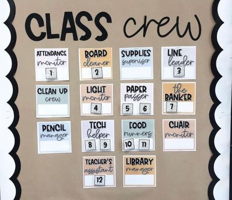 17 Best Classroom Helpers Ideas & Classroom Jobs List - Chaylor & Mads Classroom Jobs Elementary List, Class Job Board, Classroom Jobs Display Ideas, Classroom Jobs 5th Grade, Class Jobs Bulletin Board, Class Job Ideas, Classroom Job Display, Class Jobs Elementary, Grade 6 Classroom Set Up