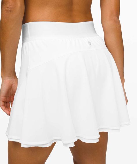 Skater Skirt Outfit, Tennis Match, Workout Fits, Flowing Skirt, Tennis Ball, Tall Women, Lululemon Women, Tennis Skirt, White Skirts