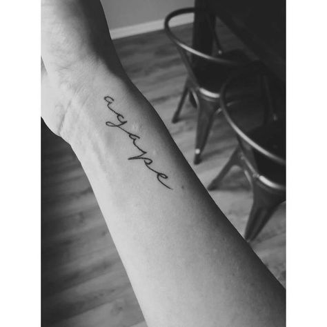 Innovative Tattoo Ideas, Love In The Bible, Agape Tattoo, First Time Tattoos, Redeeming Love, Love Tattoo, Tattoo Now, Greek Tattoos, Spiritual Tattoos