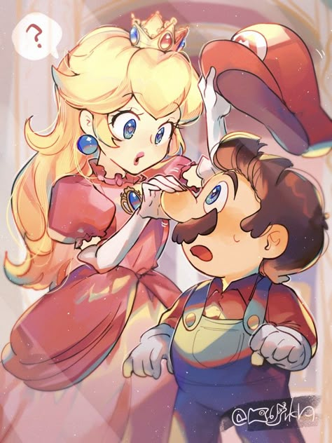 Mario X Peach, Peach Fanart, Disney Pokemon, Super Mario Bros Nintendo, Mario Comics, Nintendo Mario Bros, Mario E Luigi, Super Mario Princess, Mario And Princess Peach