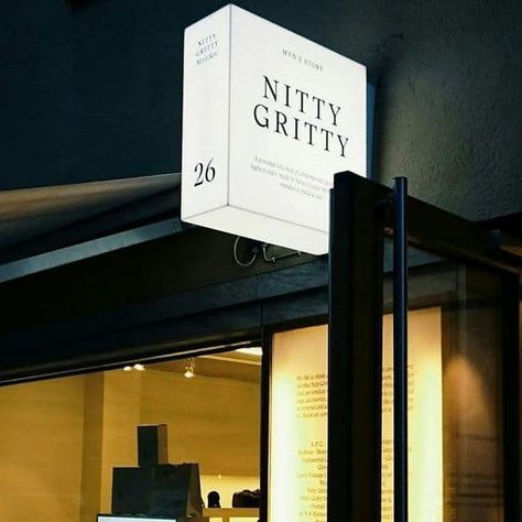 Signage Design Inspiration #Signage  #Design #Ideas #office #retail #outdoor #exterior #entrance #creative #art Display Visual Merchandising, Store Signage, Retail Signage, Shop Signage, Sign Board Design, Exterior Signage, Shop Sign Design, Nitty Gritty, Wayfinding Signage