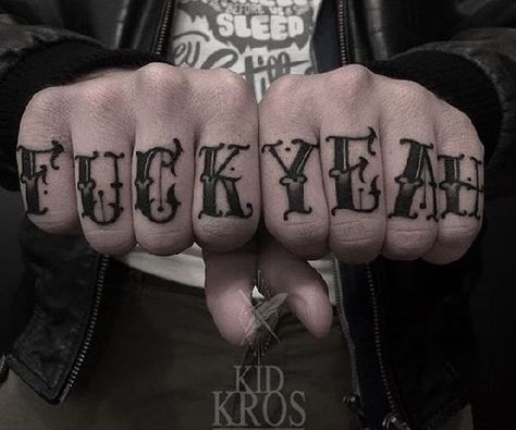 #Finger #Tattoos Finger Letter Tattoos, Knuckles Tattoo, Finger Tattoos Words, Finger Tattoo Ideas, Tattoo Font For Men, Chicanas Tattoo, Finger Tattoo For Women, Finger Tats, Knuckle Tattoos