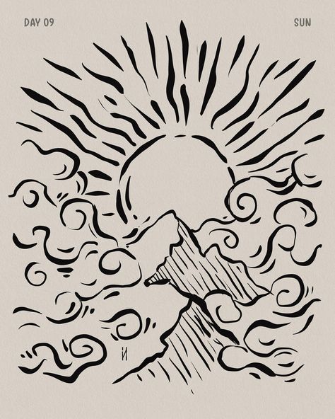 @inktober day 09: Sun Digital inking using @procreate #inktober #inktober24 #inktober2024 #day09 #inktoberday09 #inktobersun #sun #inking #inkart #inkedart #digitalink #digitalinking #inscapia Digital Inking, Using Procreate, Art Inspo, Sun, Quick Saves, Art