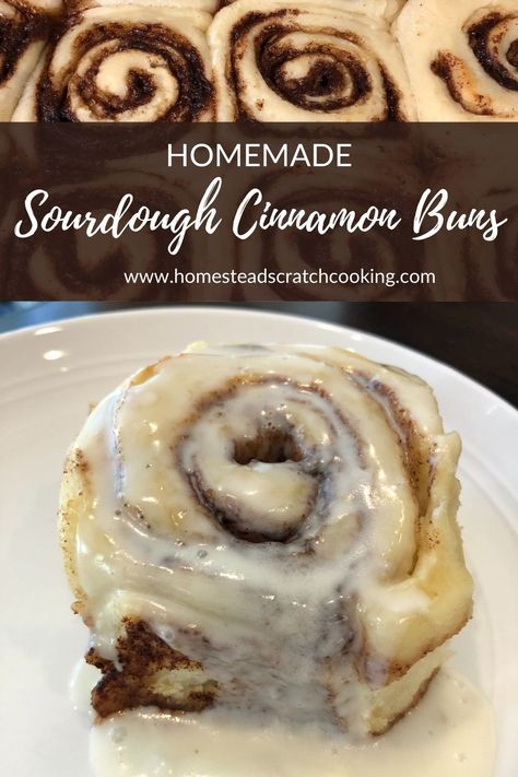 Sourdough Cinnamon Buns, Recipe Using Sourdough Starter, Sourdough Cinnamon Rolls, Cinnamon Roll Recipe Homemade, Sourdough Bread Starter, Scratch Cooking, Sourdough Starter Discard Recipe, Frozen Bread Dough, Cinnamon Rolls Easy