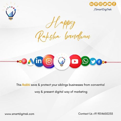 May the festivities of Raksha Bandhan bring along many more colours of happiness and prosperity in your life…. Warm wishes on Rakhi to you and your siblings!!! #rakshabandhan #rakshabandhanspecial #rakhispecial #love #rakhigifts #brothersisterlove #rakshabandhangifts #brother #india #sister #happyrakshabandhan #festival #rakhicelebrations #Rakhi Happy Rakshabandhan Creative, Raksha Bandhan Wishes, Happy Rakhi, Education Banner, Real Estate Marketing Design, Adobe Photoshop Design, Rakhi Design, Illustrator Design Tutorial, Graphic Design Brochure