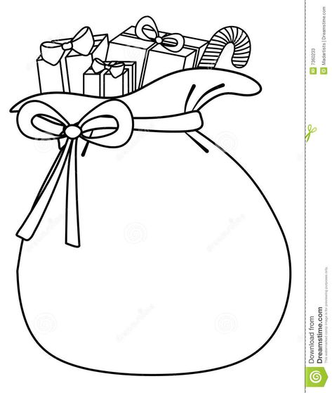 Santa Sack Of Toys Background Stock Photos - Image: 7360233 Diy Santa Sack Pattern, Santas Sack Drawing, Santa Bag Illustration, Santa Sack Art, Toys Background, Santa Sack Illustration, Santa Sack Pattern, Santa Drawing, Santas Bag Of Toys