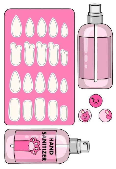 Kate Made Paper Doll Nails, Kate Made Nails Paper, Kate Made, Princess Paper Dolls, Paper Doll Printable Templates, Kutek Disney, Doll Drawing, Paper Dolls Clothing, Paper Dolls Diy