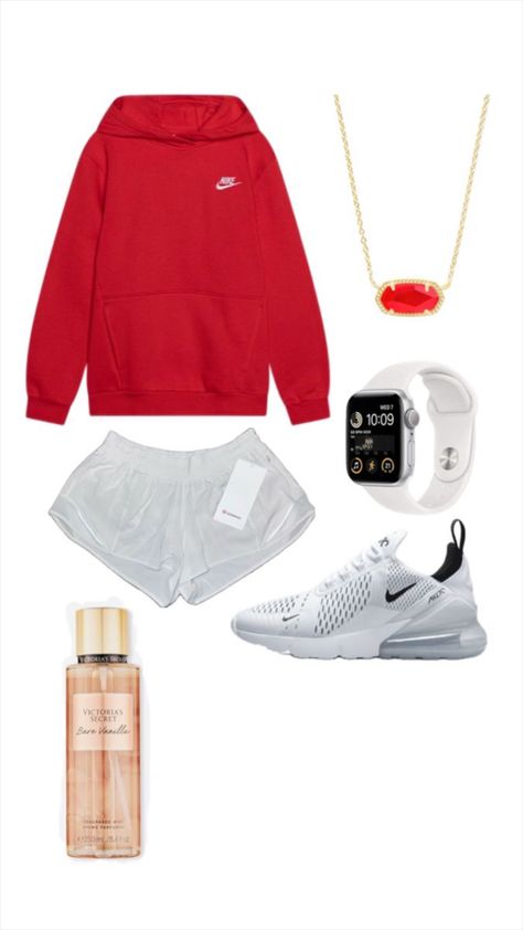 Nike Hoodie Outfit, Simple Outfits For School, Cute Nike Outfits, Lululemon Outfits, Fitness Wear Outfits, Summer Outfits For Teens, Summer Shorts Outfits, Casual Preppy Outfits, Trendy Outfits For Teens