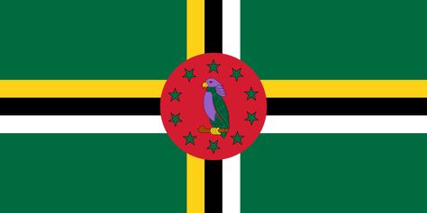 Dominica Flag of Dominica J79WTA Dominica Flag, Porto Rico, Handmade Sticker, Travel Companies, San Lucas, Caribbean Sea, Vacation Packages, Flag Colors, Caribbean Islands