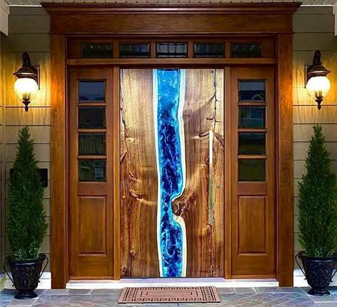 Featured in Epoxy Bank on #instagram and so much more done by many creative minds. (Not ours) Lowes Live Edge, Seni Resin, Barn Door In House, Epoxy Wood Table, Wood Resin Table, Resin Design, Resin Furniture, Epoxy Resin Wood, Diy Resin Art