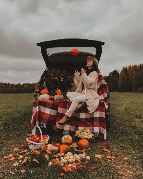 Fall Picnic Food, Autumn Photography Portrait, Photography Set Up, Autumn Photos, Autumn Family Photography, Fall Shoot, Fall Picnic, 1st Birthday Photoshoot, Fall Camping