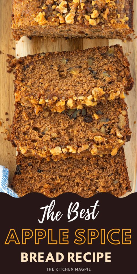 Apple Spice Bread, Spice Bread Recipe, Recipe Using Applesauce, Buttermilk Banana Bread, Spiced Applesauce, Applesauce Bread, Baked Apple Recipes, Spice Bread, Apple Recipes Easy