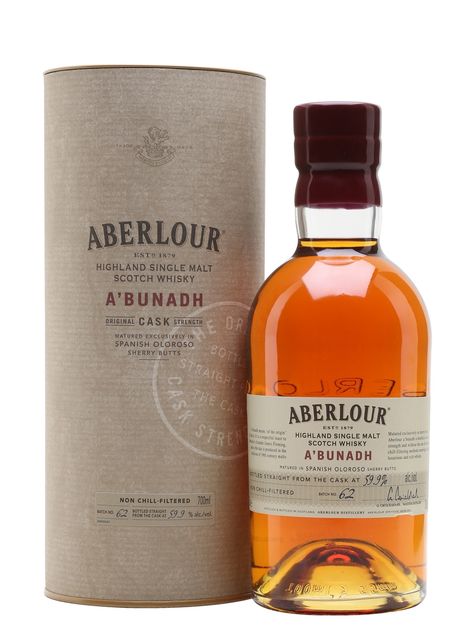 Aberlour A'Bunadh / Batch 62 Single Malt, Scotch Whisky, Dried Fruit, Wine And Spirits, Small Batch, Scotch, Rosé Wine Bottle, Vodka, Whiskey