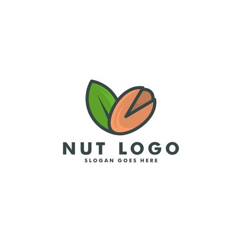 Nut Logo Design Ideas, Nuts Logo Design, Veg Logo, Agro Logo, Nuts Logo, Logo Sketch Design, Healthy Logo, Dates Tree, Logo Moodboard