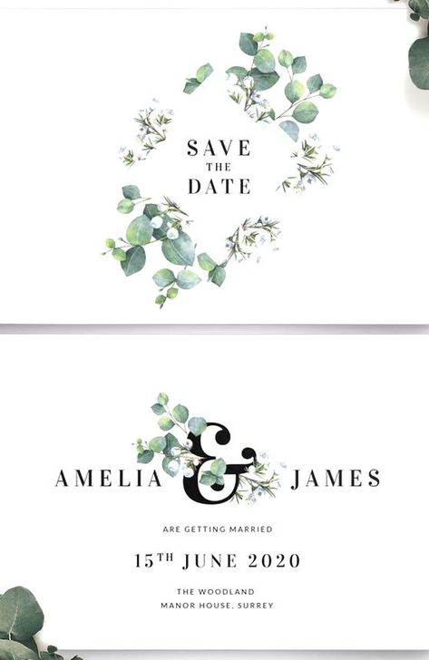 If you are looking for original wedding ideas these wedding save the date cards are classic and elegant but at the same time have a modern rustic shabby chic design #savethedatedesignideas #outdoorweddingcolors #savethedatefall #savethedatenautical #elegantsavethedate #savethedatecreative #weddingsavethedate #greeneryweddingideas #mintweddingdecorations #greenweddingideas Save The Day Wedding, Save The Day Ideas, Wedding Colora, Save The Dates Envelopes, Save The Date Ideas For Weddings, Digital Save The Date Ideas, Save The Dates Ideas, Wedding Save The Date Ideas, Original Wedding Ideas