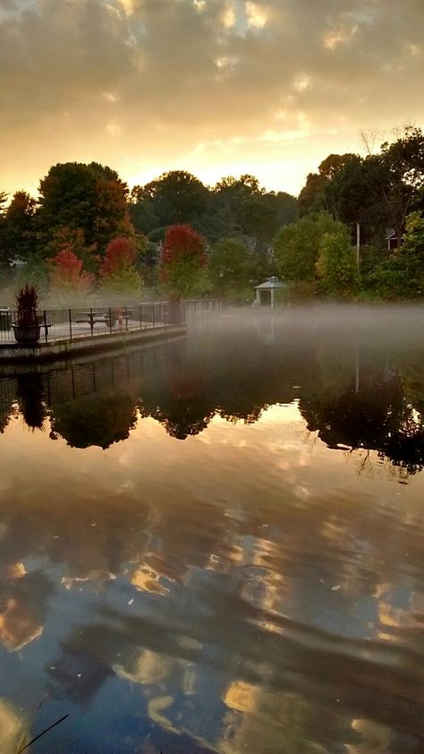 Above the Rockford dam after a downpour rain, Rockford, Michigan. Photo by Rebecca Knott-Rogers Rockford Michigan, My Phone, Michigan