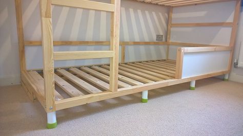 Star Wars KURA Bunk Bed Hack | IKEA Hackers Kura Cama Ikea, Bunk Bed Hacks, Kura Bed Hack, Ikea Bunk Bed, Ikea Kura Hack, Bunk Bed Room, Cama Ikea, Billy Ikea, Ikea Kids Room