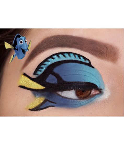 #doris #buscandoanemo #makeup Character Makeup Ideas, Character Makeup, Makeup Ideas, Eye Mask, Halloween Costume, Sleep Eye Mask, Halloween Costumes, Mask, Disney Characters