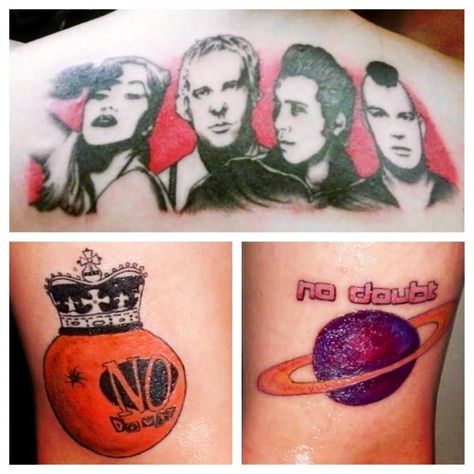 No Doubt Doubt Tattoo, Rock Tattoo, Fan Tattoo, Tattoo Portfolio, Get It Girl, No Doubt, Gwen Stefani, Body Mods, Paw Print Tattoo