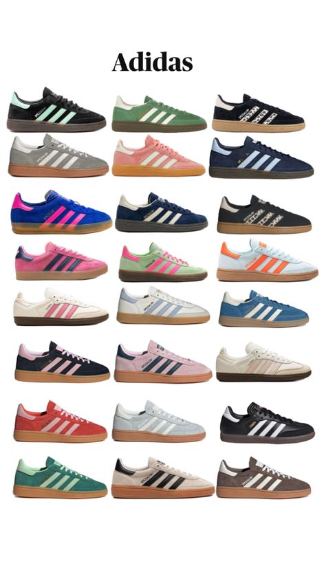 Adidas Samba’s and Spezial Adidas Outfit Shoes, Samba Shoes, Basket Style, Pretty Shoes Sneakers, Shoes Outfit Fashion, Adidas Shoes Women, Adidas Spezial, Cute Nike Shoes, Girly Shoes