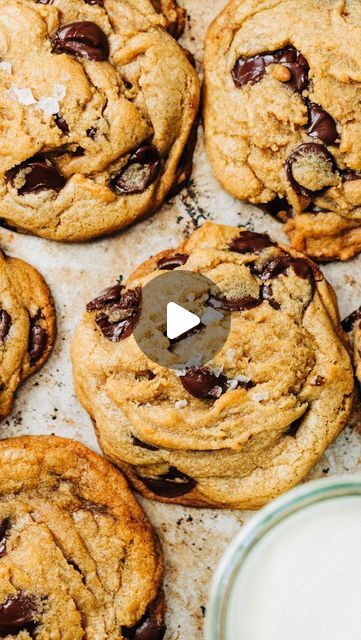 Cookies Video, Cookie Dough Recipe, Gluten Free Protein Cookies, Vegan Oatmeal Chocolate Chip Cookies, Brown Butter Chocolate Chip Cookies, Dairy Free Cream Cheese, Vegan Oatmeal, Cookie Videos, Protein Cookies