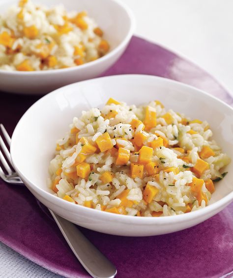 Get the recipe for Sweet Potato Risotto. Food For Running, Potato Risotto, Sweet Potato Risotto, Migraine Diet Recipes, Thanksgiving Sweet Potato Recipes, Sauteed Sweet Potatoes, Easy Sweet Potato Recipes, Real Simple Recipes, Melting Potatoes