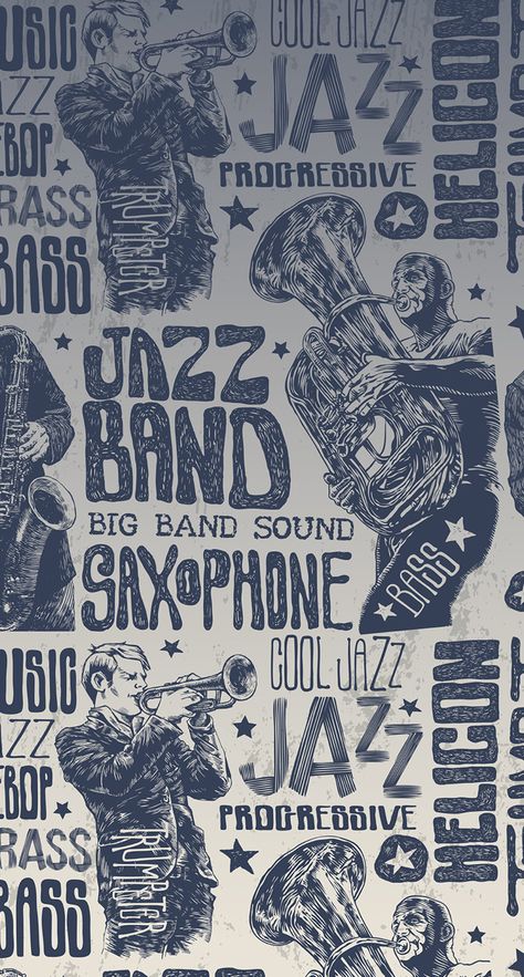 Jazz, old news paper Music Poster Wallpaper, Music Phone Wallpaper, 3d Background Images, Abstract Motifs, Jazz Poster, Music Drawings, Jazz Art, Poster Wallpaper, Cool Jazz