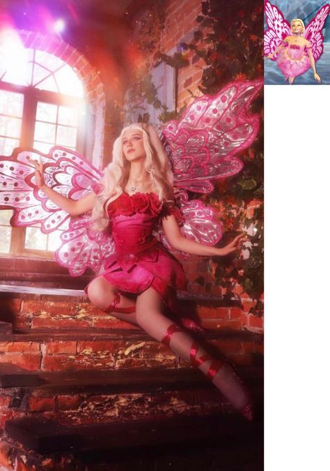 Barbie Fairytopia Halloween Costume, Barbie Fairy Costume, Barbie Fairytopia Costume, Fairytopia Costume, Fairies Movie, Barbie Cosplay, Barbie Instagram, Barbie Fairy, 2000s Girl