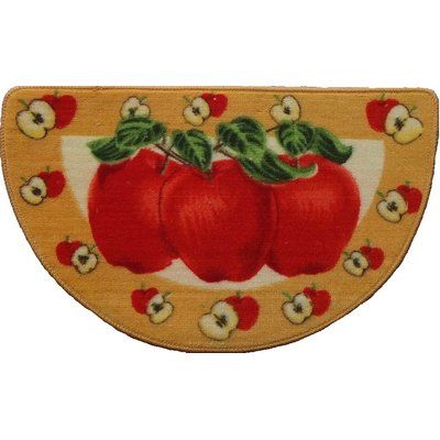 Luxury Bath Rugs, Apple Kitchen Decor, Fruit Kitchen, Slippery Floor, Apple Decorations, Apple Theme, Apple Prints, Decorating Themes, Best Fruits