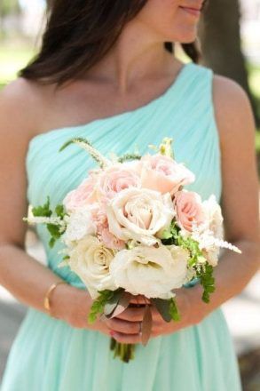 White Bridesmaids Bouquets, Mint Bridesmaid, Bridesmaids Bouquets, Mint Wedding, Future Mrs, Aqua Green, Wedding Planners, Wedding Bridesmaids, My Dream Wedding