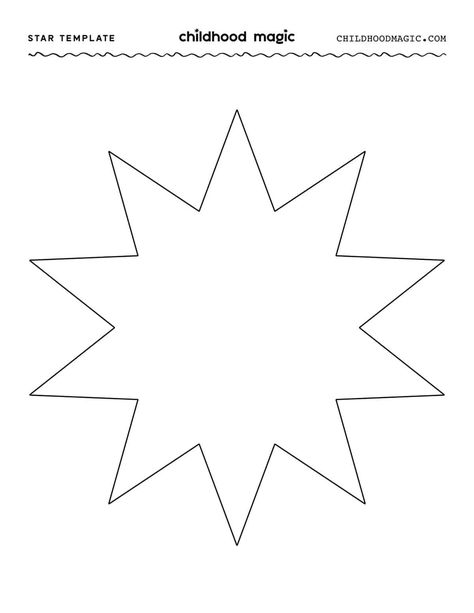 Star Template Star Template, Shape Templates, Printables Free Kids, Templates Printable Free, Free Svg Cut Files, Svg Free Files, Free Kids, Star Patterns, Star Shape